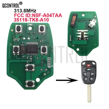 QCONTROL Auto Remote Key trükkplaadi koos ID46 Kiip N5F-A04TAA Sobi 2011 2012 2013 2014 Honda Odyssey