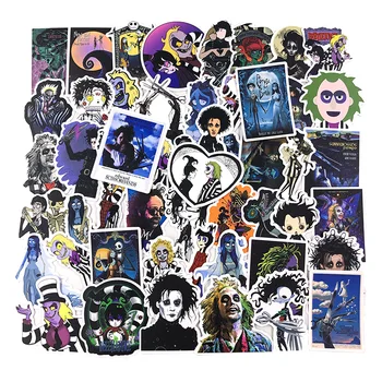 50tk Kleebised Tim Burtoni Klassikaline Film Edward Scissorhands Graffiti Kleebise Jaoks Jalgratta, Rula Sülearvuti Veekindel Kleebised