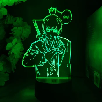 Aki Hayakawa LED Anime Lamp Lahe Mootorsae Mees Kingitus Sõbrad, Sünnipäev Magamistuba Teenetemärgi Nightlight Värvikas Figuriin Tabel Lamp