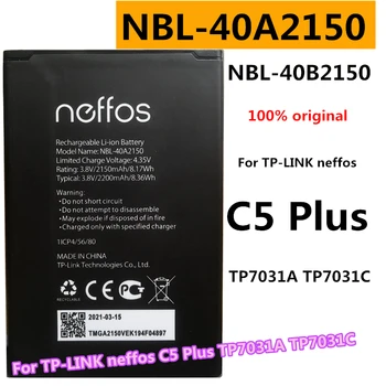 Uus Originaal 2150mAh NBL-40A2150 Asendamine Aku TP-link Neffos C5 PLUSS TP7031A TP7031C Smart Telefon