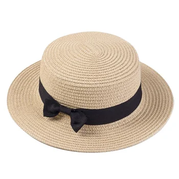 Suve Mütsid Naistele Päike Müts Beach Daamid Mood Korter Brom Bowknot Panama Lady Vabaaja Päike Mütsid Naistele Õled Müts