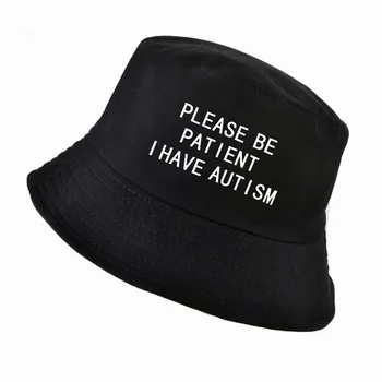 Palun ole Kannatlik, mul On Autism kirja Prindi kopp müts mehed naised kalamees mütsid suvel õues jahindus kalapüük ühine põllumajanduspoliitika poiss tüdruk