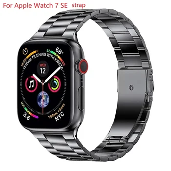 Apple Watch Band Metal Watch Band 44Mm 42Mm 40Mm 38Mm 41mm 45Mm Roostevabast Terasest Käevõru iwatch 7 6 SE 5 4 3 Seeria
