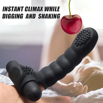 Dildo Vibraator Sõrme Varruka G Spot Massaaž Kliitori Stimulaator Flirt Sugu Mänguasi Naistele Naiste Masturbator Tupe Sugu Toode