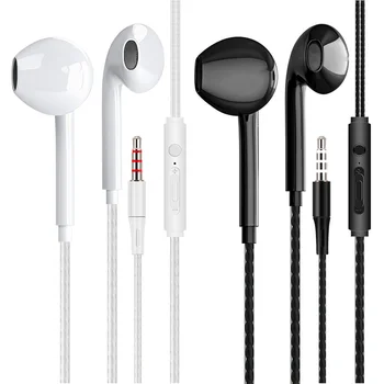 3.5 mm Juhtmega Kõrvaklapid Super Bass Sport Kõrvaklapid Koos Sisseehitatud Mikrofon In-Ear Muusika Peakomplekt Nutitelefonidele Huawei Xiaomi