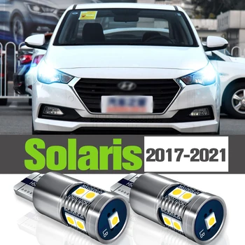 2x LED Parkimine Kerge Tarvikud Kliirens Lamp Hyundai Solaris 2017 2018 2019 2020 2021