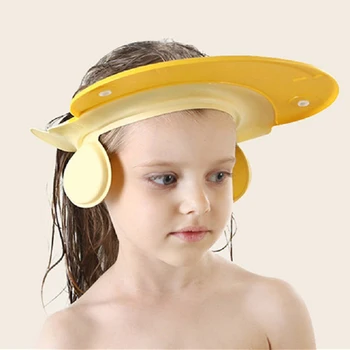 1tk Kõrgusega Baby Shower Müts Väikelapse Kids Šampoon Supelda Dušš Kork Peske Juuksed Kilp Otsene Visiir Caps Baby Care Armas