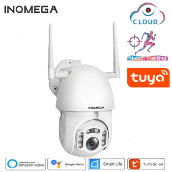 INQMEGA 1080P Tuya IP-Kaamera Nutikas Elu Wifi Automaatne Jälgimine Veekindel Väljas Home Security Kaamera P2P Onvif Google ' i Kodu OrAlexa