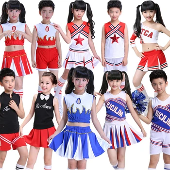 2021 Songyuexia uus 10 stiilid õpilane Cheerleading Ühtne, tüdrukute kooli palli ühtne, sport ühtne, 110-160cm etapp