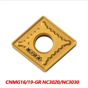 CNMG CNMG160612-GR NC3020 NC3030 CNMG190612 Karbiid Sisesta Labad Töötlemine Terasest CNMG160616 CNC Treipingi Osad Tõhus