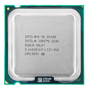 4 core INTEL Core 2 Quad Q9400 Socket LGA 775CPU INTEL Q9400 Processor 2.66 Ghz/6M /1333GHz)