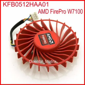 Tasuta Kohaletoimetamine KFB0512HAA01 56mm 12V 0.20 4 Traat videokaardi Jahuti Ventilaator, AMD FirePro W7100 jahutusventilaator