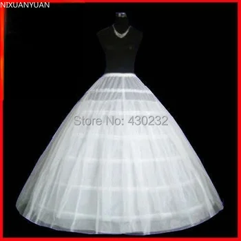 Tasuta kohaletoimetamine Kvaliteetne Valge 6 Kõvadele Petticoat Crinoline Tõsta Underskirt Pulm Kleit Occurence short gown Laos 2022