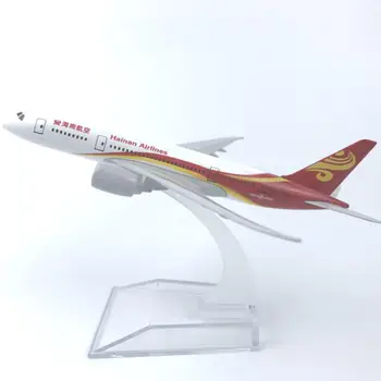 16cm Õhu Hiina HaiNan Airlines B787 Mudel Lennuk Boeing 787 Airways w Seista Metallist Lennuk mudellennukid, Kogud Kingitused