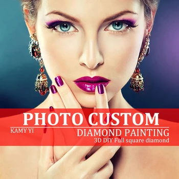 DIY Diamond Maali! Era custom Foto Custom Teha Oma Teemant Maali Täis Puurida Diamond Rhinestone Tikandid Decor