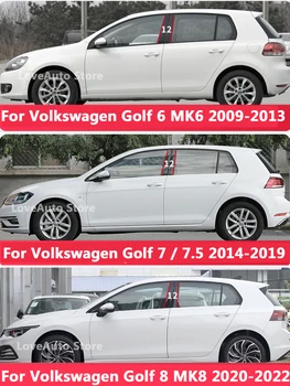 Volkswagen VW-Golf 8 MK8 7/7.5 MK7 6 MK6 Auto Akna Kesk-Veerg B C Samba Katte Sisekujundus PC Vormimise Kleebisega Katta 2009-2022