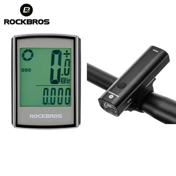 ROCKBROS rattakompuuter Traadita Stopper Bike Kerge Laadimine USB Jalgratta Arvuti Bike LCD Taustvalgustus GPS Spidomeeter