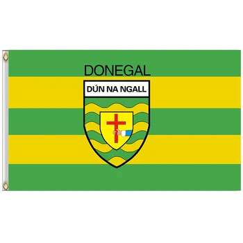 Iiri Maakond Donegal Flag Banner 3x5ft 90x150cm Polüester
