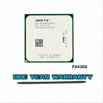 AMD FX Seeria FX4300 3.8 GHz Quad-Core CPU Protsessori FX-4300 FD4300WMW4MHK 95W Socket AM3+
